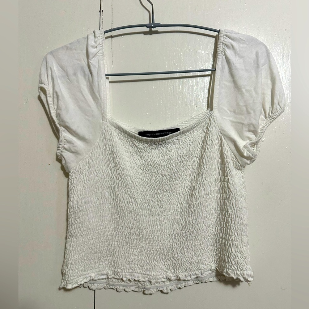 French connection cropped top
